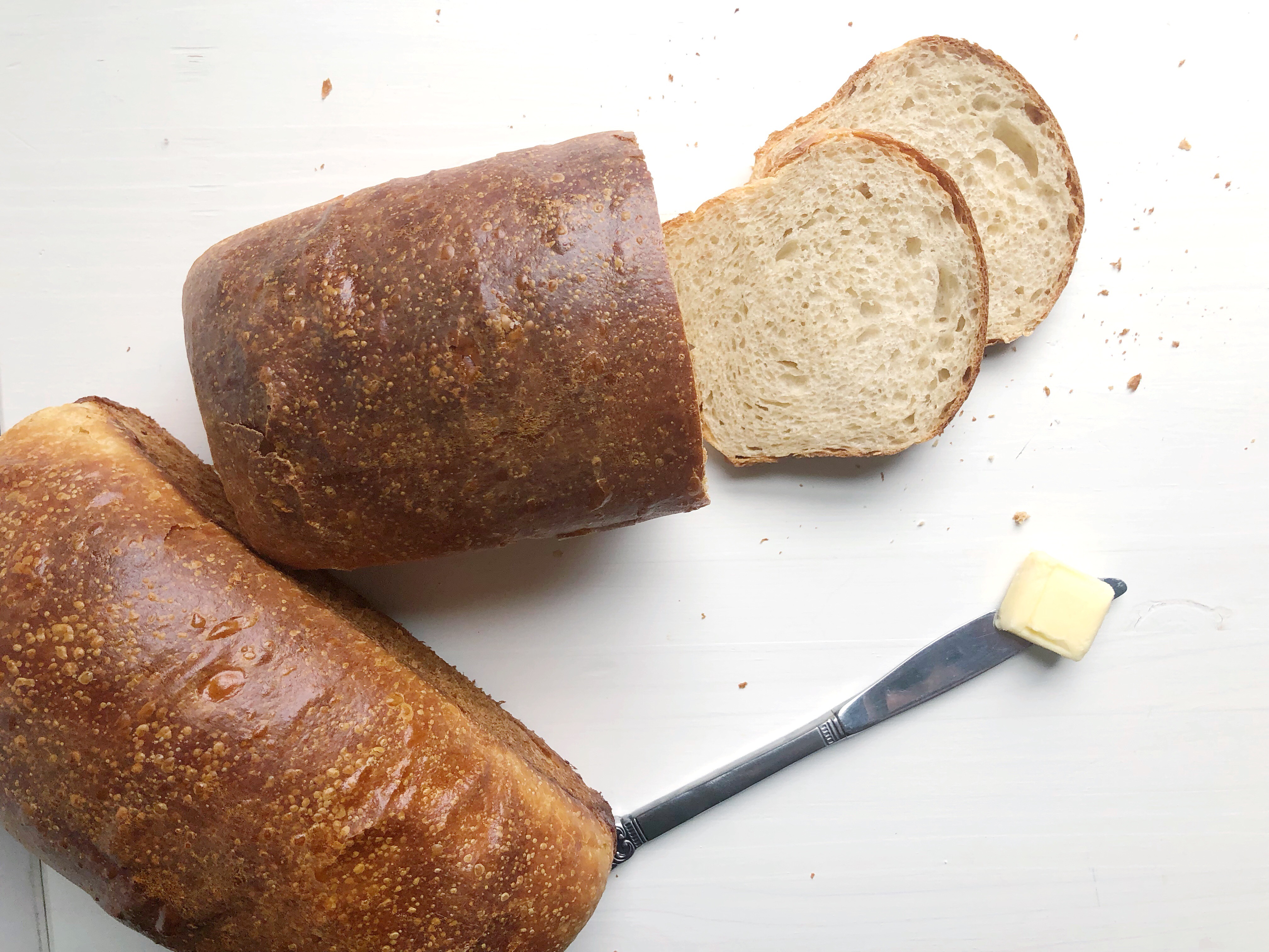 SAME-DAY Sourdough Bread - No Kneading, No Fancy Tools!😎 